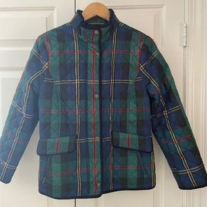 Talbots Quilted Plaid Jacket